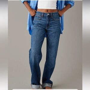 AE Low Rise Baggy Straight Jeans